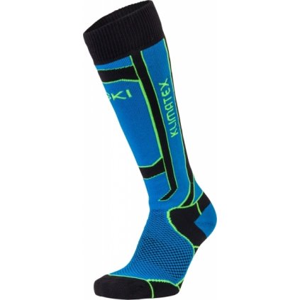 Dětské lyžařské ponožky KLIMATEX Nogy modrá