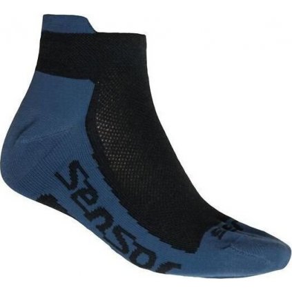 Ponožky SENSOR Race coolmax invisible černá/modrá