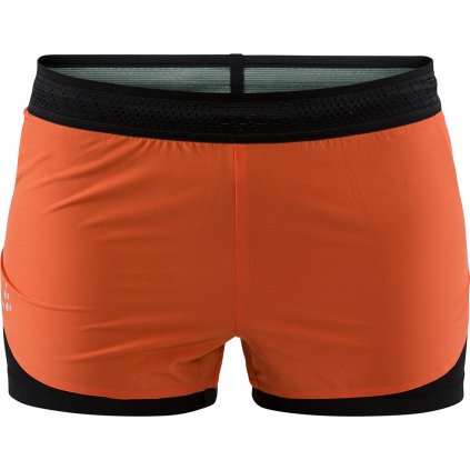 Dámské volné šortky CRAFT Nanoweight Shorts oranžové