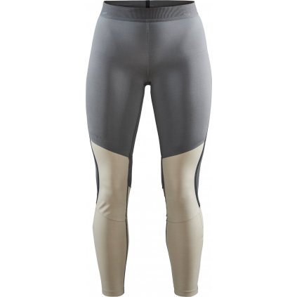 Dámské elastické běžecké kalhoty CRAFT Vent šedé