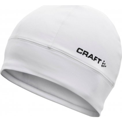 Unisex běžecká čepice CRAFT Light Thermal bílá