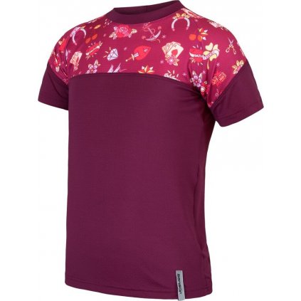 Dětské funkční tričko SENSOR Coolmax impress růžová/girls tattoo