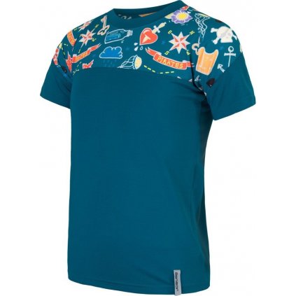 Dětské funkční tričko SENSOR Coolmax impress modrá/boys tattoo