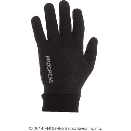 Tenké větruodolné rukavice PROGRESS Windy černá