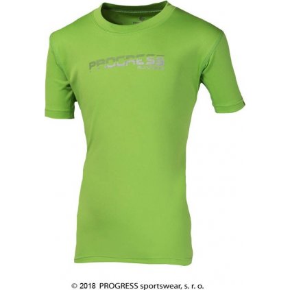Dětské sportovní triko PROGRESS Manio zelená