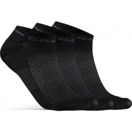 Funkční ponožky CRAFT Core Dry Shaftless 3-pack černé