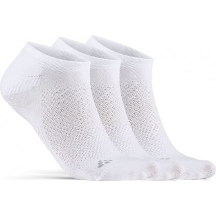 Funkční ponožky CRAFT Core Dry Footies 3-pack bílé