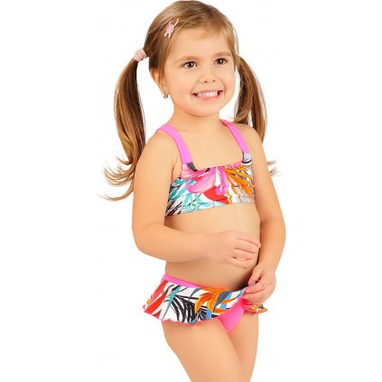 Dívčí plavky kalhotky LITEX bokové barevné