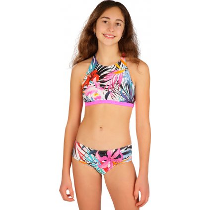 Dívčí plavky kalhotky LITEX bokové barevné