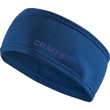Unisex zateplená čelenka CRAFT Core Essence Thermal modrá