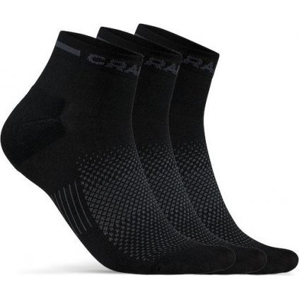 Funkční ponožky CRAFT Core Dry Mid 3-pack černé