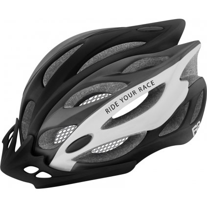 Cyklistická helma R2 Wind černá/bílá