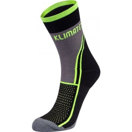 Sportovní ponožky KLIMATEX Korbin černá/šedá