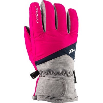 Dětské lyžařské rukavice RELAX Laro růžové