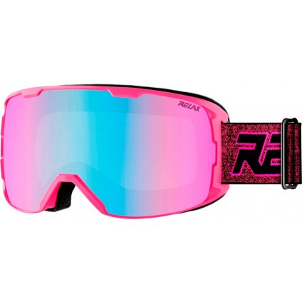Lyžařské brýle RELAX Ace růžové