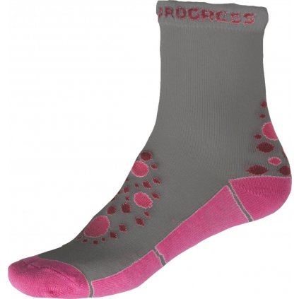 Dětské funkční letní ponožky PROGRESS Kids Summer Sox šedá/růžová