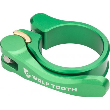 Sedlová objímka WOLF TOOTH Quick Release 31.8mm zelená