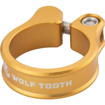 Sedlová objímka WOLF TOOTH 31.8mm zlatá