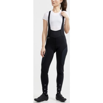 Dámské zateplené cyklo kalhoty CRAFT Adv Subz Lumen Bib Tights (C2) černé