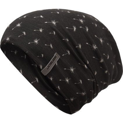 Čepice SENSOR Merino Impress černá/pattern (Velikost M, Barva černá)