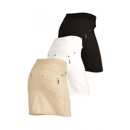 Dámská sportovní sukně LITEX bílá/černá/béžová