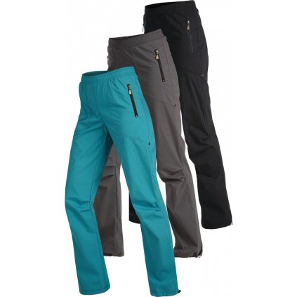 Dámské kalhoty do pasu LITEX dlouhé modré/černé/šedé