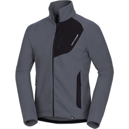 Pánská fleecová mikina NORTHFINDER Pupov šedá (VELIKOST 2XL)