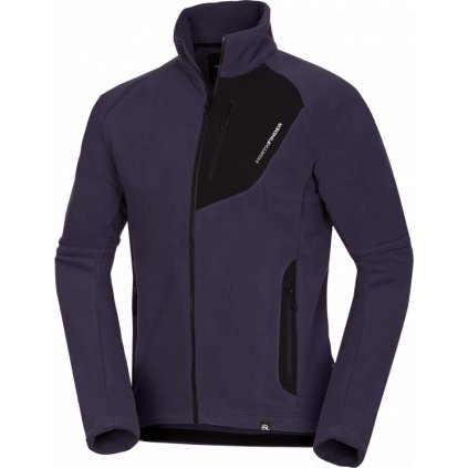 Pánská fleecová mikina NORTHFINDER Pupov šedá (VELIKOST 3XL)