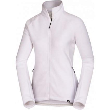 Dámská fleecová mikina NORTHFINDER Smrekovica bílá (VELIKOST M)