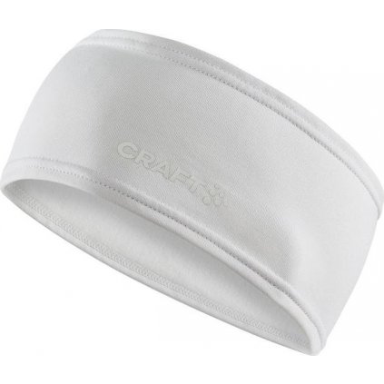 Unisex zateplená čelenka CRAFT Core Essence Thermal bílá