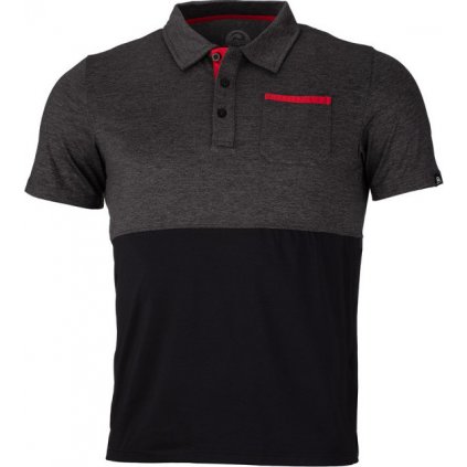 Pánské cyklistické triko NORTHFINDER Merton černé (VELIKOST XL)