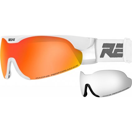 Lyžařské brýle RELAX Cross bílé