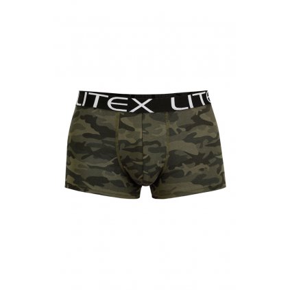 Pánské boxerky LITEX khaki