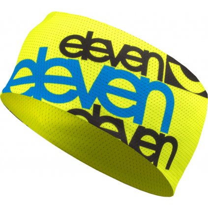 Sportovní čelenka ELEVEN Silver Fluo Blue