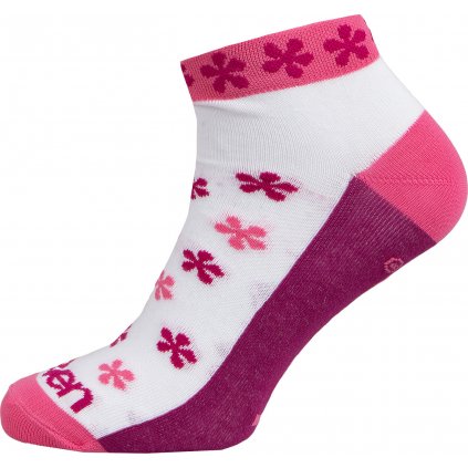 Sportovní ponožky ELEVEN Luca Flower Pink