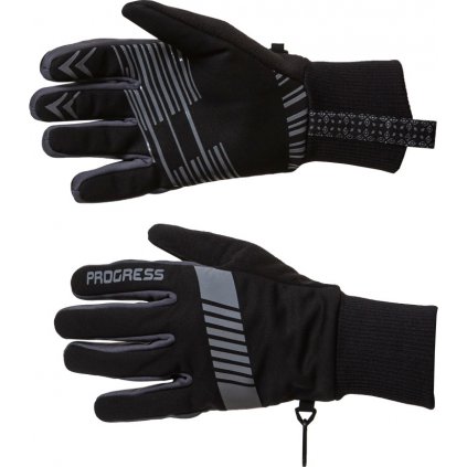 Zimní běžkařské rukavice PROGRESS Snowsport Gloves černé