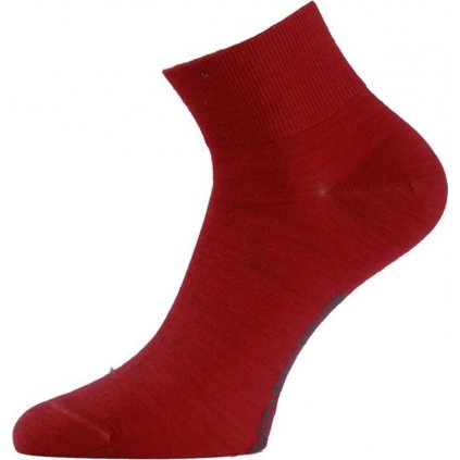 Merino ponožky LASTING Fwe červené