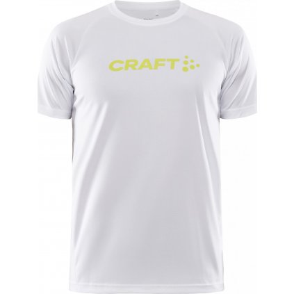 Pánské funkční triko CRAFT Core Essence Logo bílé