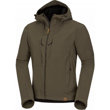 Pánská softshellová bunda NORTHFINDER August zelená (VELIKOST XL)