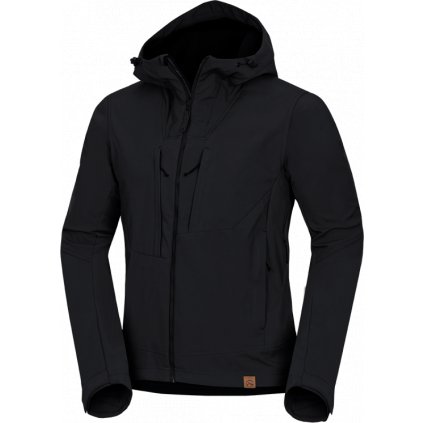 Pánská softshellová bunda NORTHFINDER August černá (VELIKOST M)