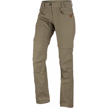 Dámské outdoorové 2v1 kalhoty NORTHFINDER Pearl šedé