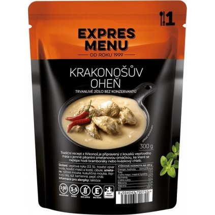 Krakonošův oheň EXPRES MENU (1 porce)