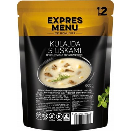 Kulajda s liškami EXPRES MENU (2 porce)