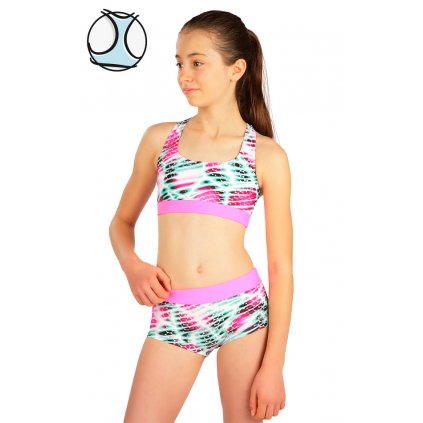 Dívčí plavky LITEX sportovní top barevný