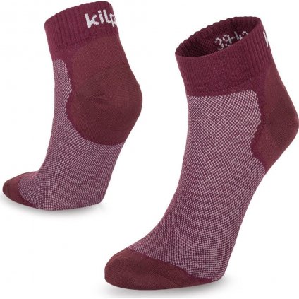 Set sportovních ponožek KILPI Minimis-u tmavě červená