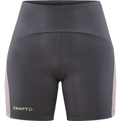 Dámské sportovní šortky CRAFT Pro Hypervent Short tmavě šedá s fialovou