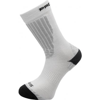 Funkční ponožky PROGRESS Inline Sox bílá/šedá