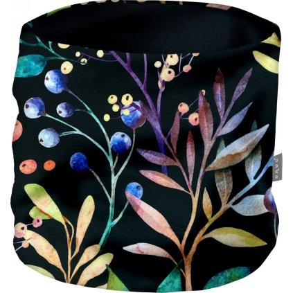 Dětský fleecový nákrčník UNUO, Podzimní bobule (Velikost Dětská)