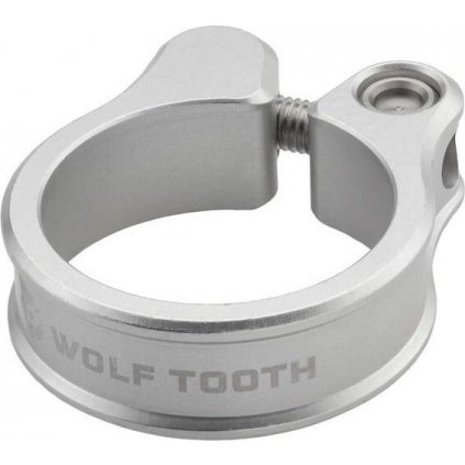 WOLF TOOTH sedlová objímka 34.9mm stříbrná