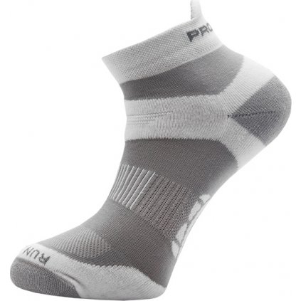 Unisex běžecké ponožky PROGRESS Running Sox šedé